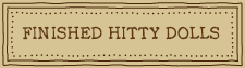 Title Box for Hitty Dolls